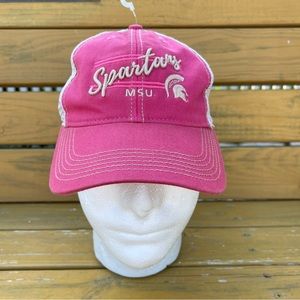 Spartans MSU Trucker Hat Pink by Legacy